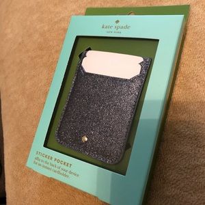 Kate Spade NY glitter triple sticker phone pocket